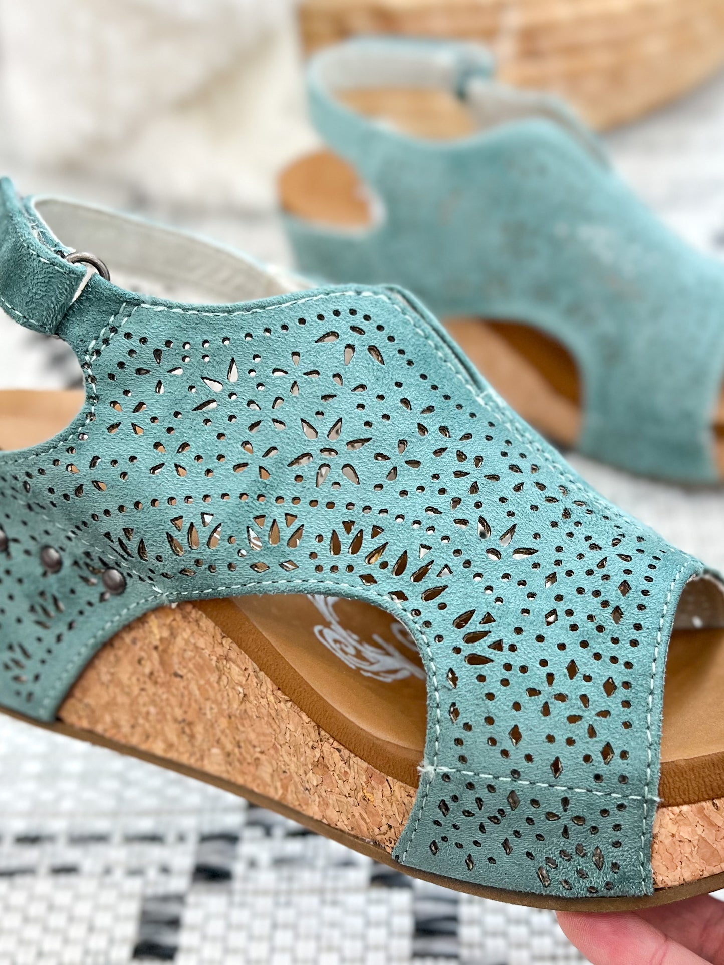 Very G Free Fly Wedge - Turquoise