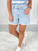 Thank Me Later - Judy Blue Mineral Wash Shorts