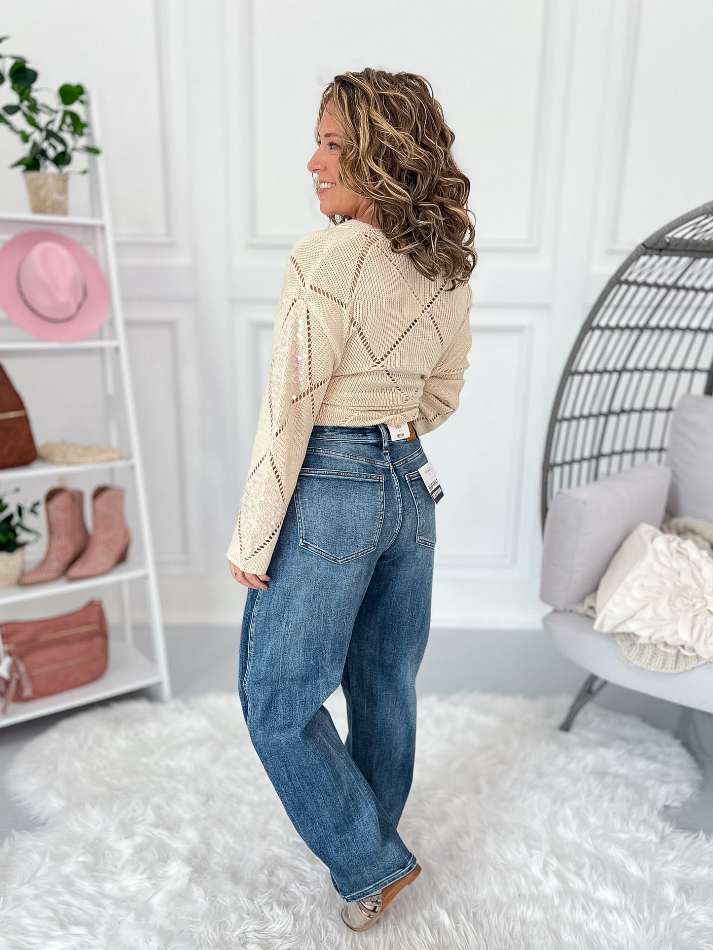 Long Haul - Judy Blue Rigid Magic Weathered Indigo Arc Jean