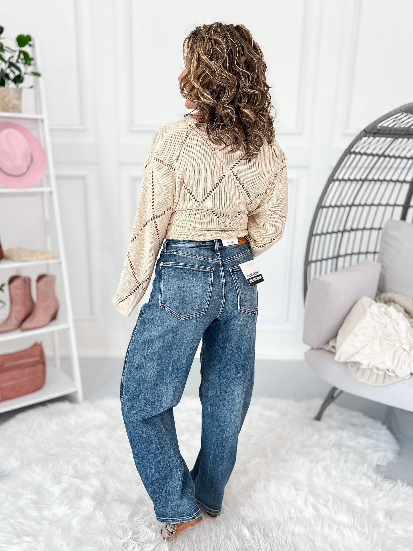 Long Haul - Judy Blue Rigid Magic Weathered Indigo Arc Jean