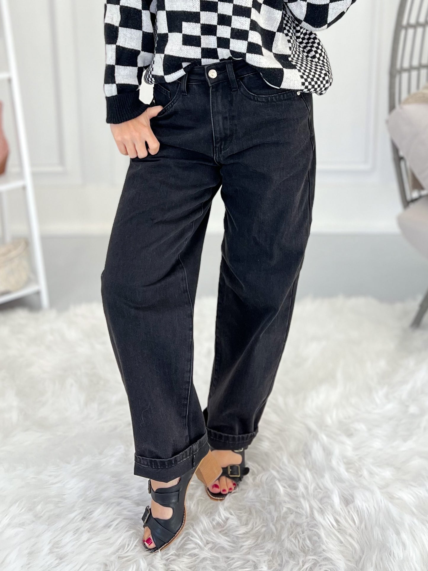 Back In Action - Judy Blue Rigid Magic Denim Marlow Trouser