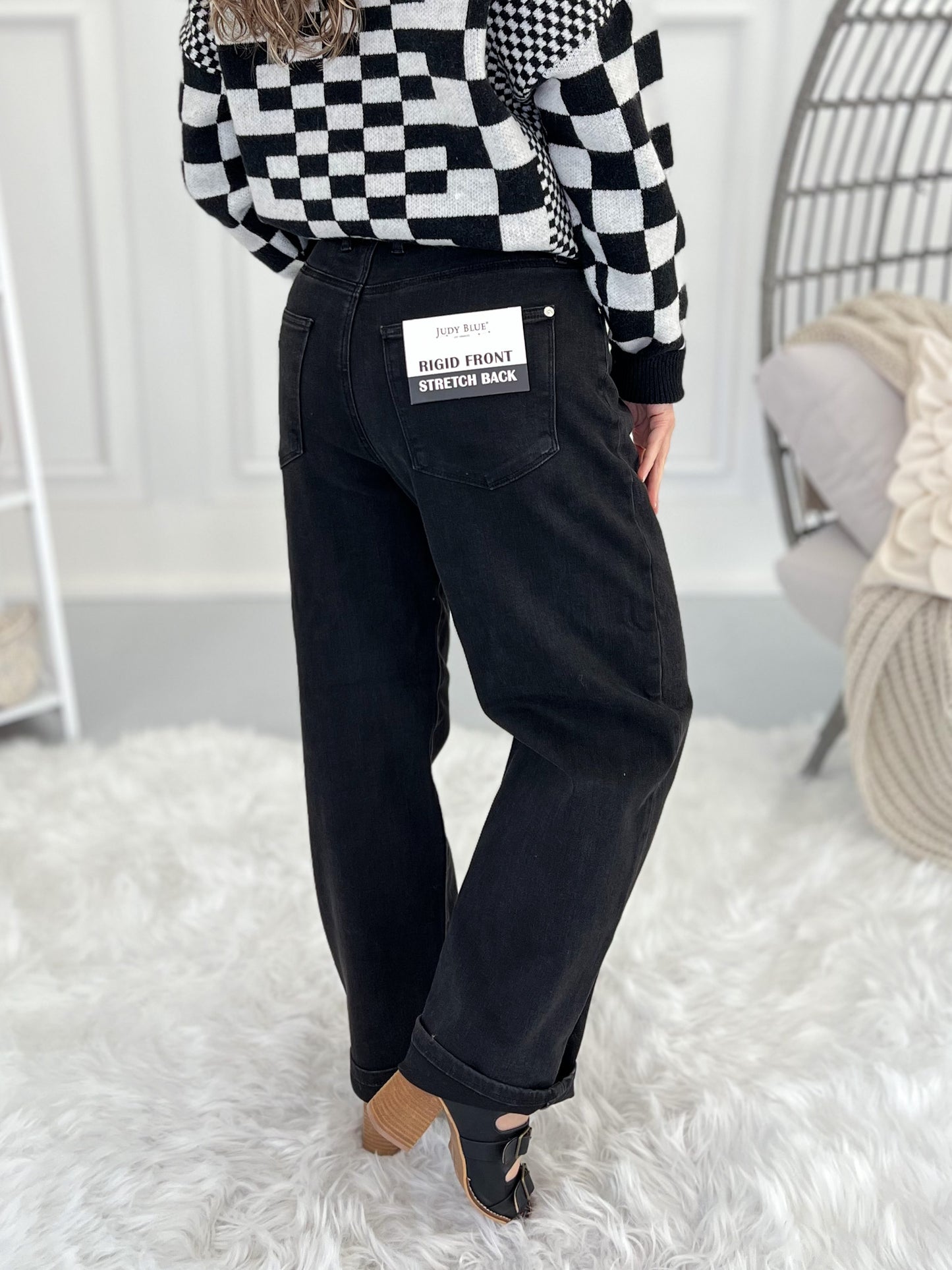 Back In Action - Judy Blue Rigid Magic Denim Marlow Trouser
