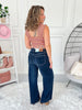 The Socialite - Judy Blue PETITE Luxe Retro Wide Leg Jean