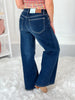 The Socialite - Judy Blue PETITE Luxe Retro Wide Leg Jean
