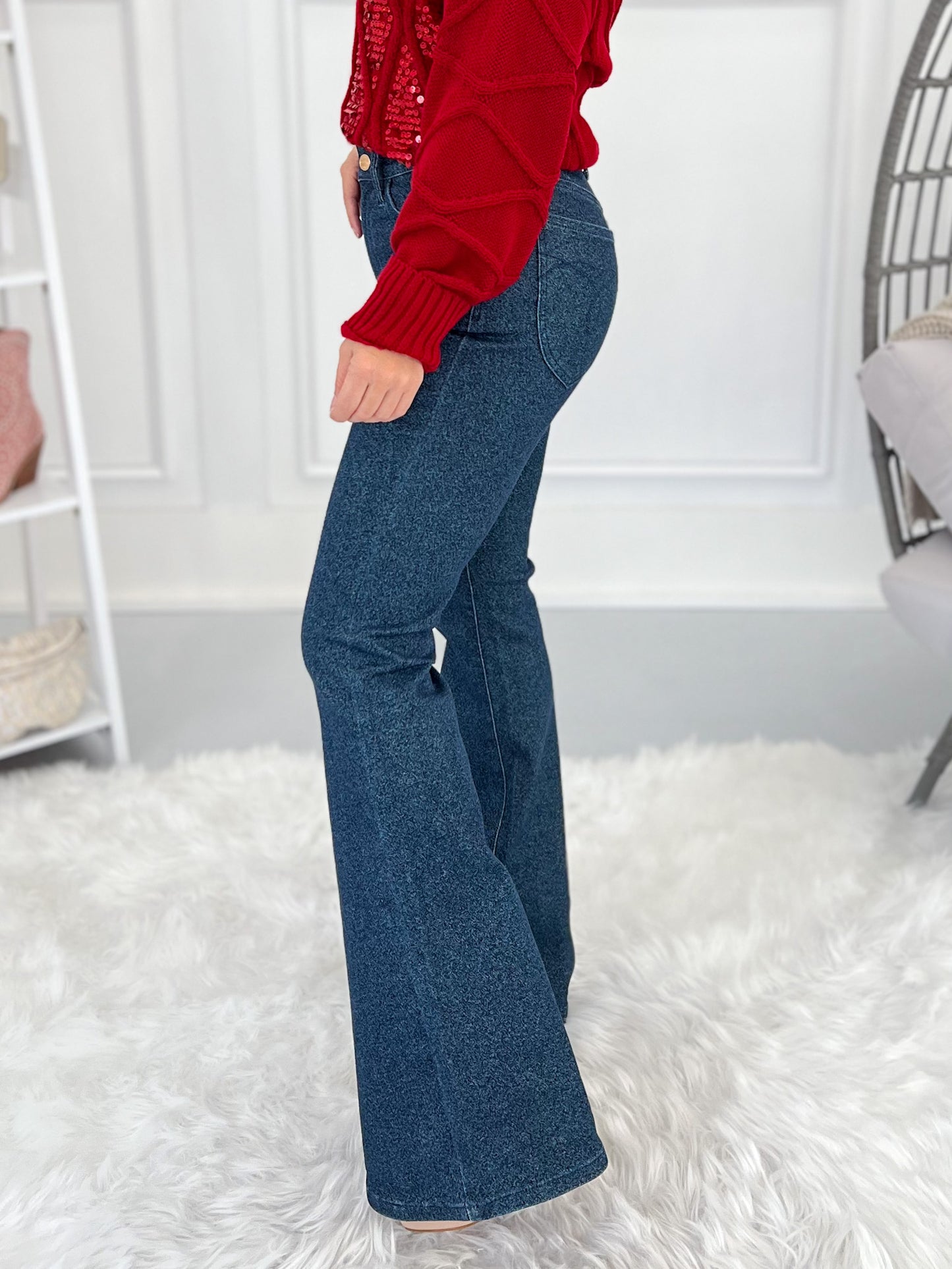 Dancing Queen - Judy Blue Sparkle Flare Jean