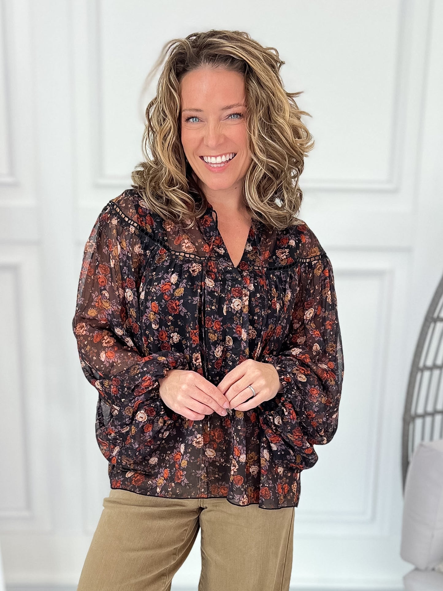 Grow With The Flow Mesh Top