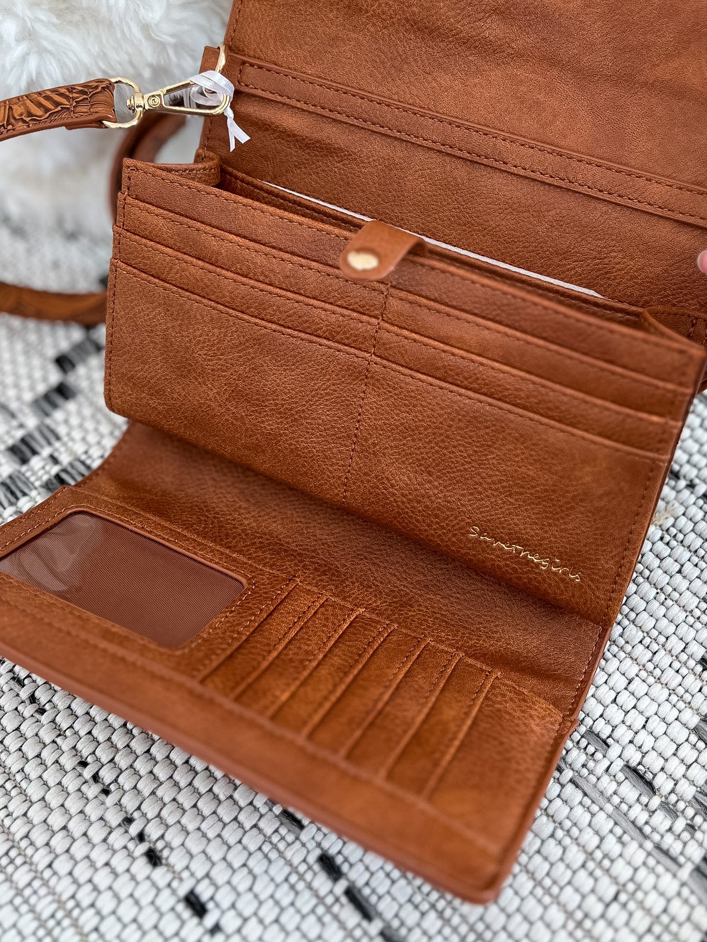 RFID Floral Touch Screen Handbag
