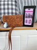 RFID Floral Touch Screen Handbag