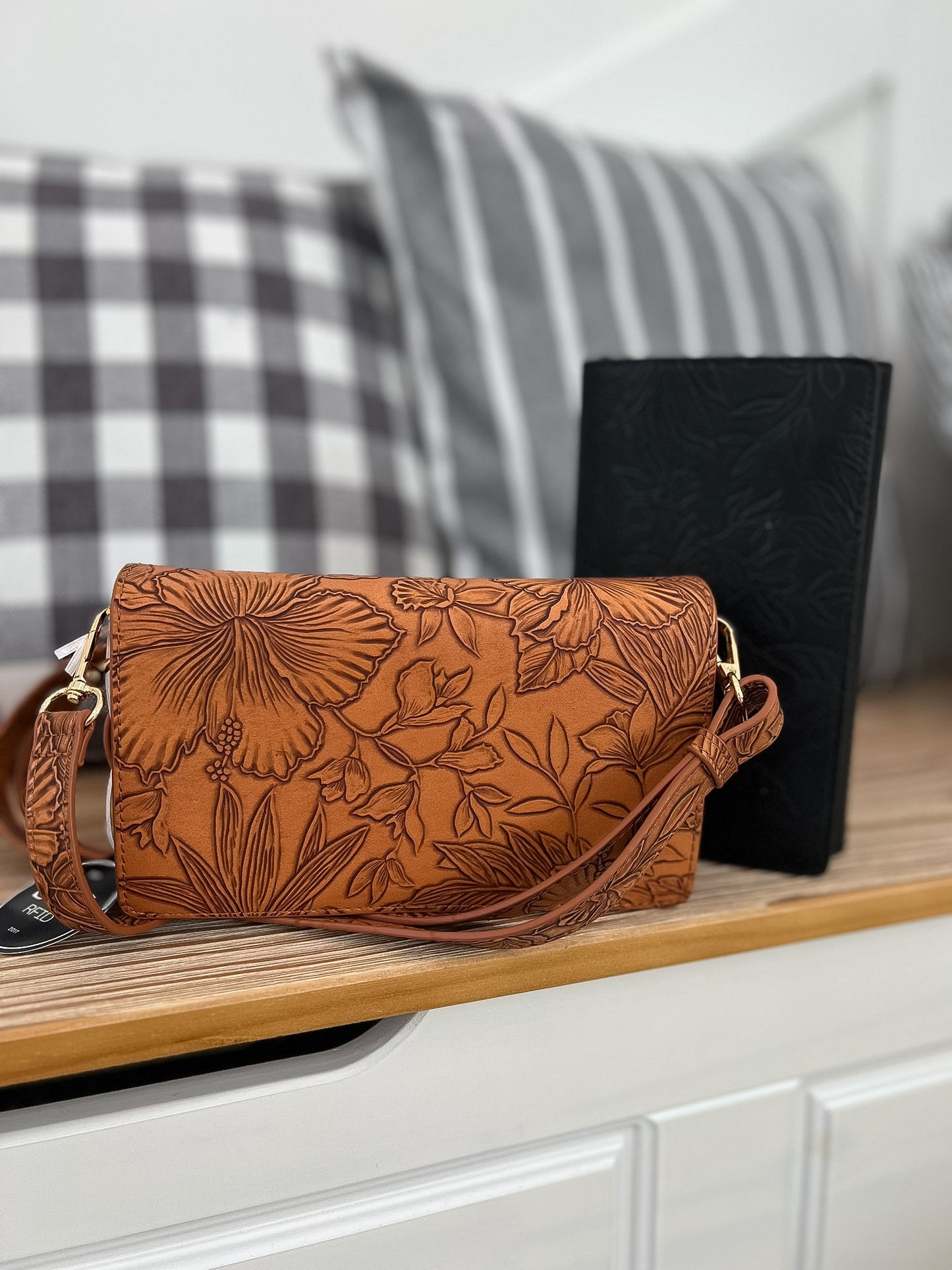 RFID Floral Touch Screen Handbag