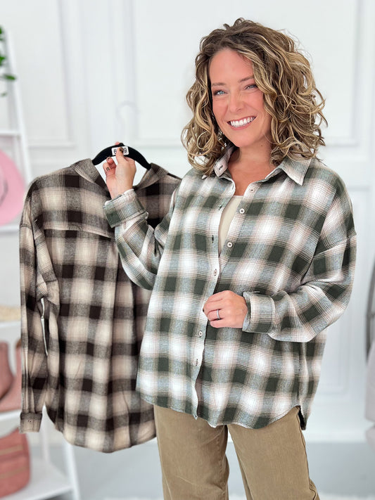 Good Old Days Button Up Top
