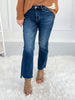 Kickstart My Style - Judy Blue Dark Wash Kick Flare Jeans