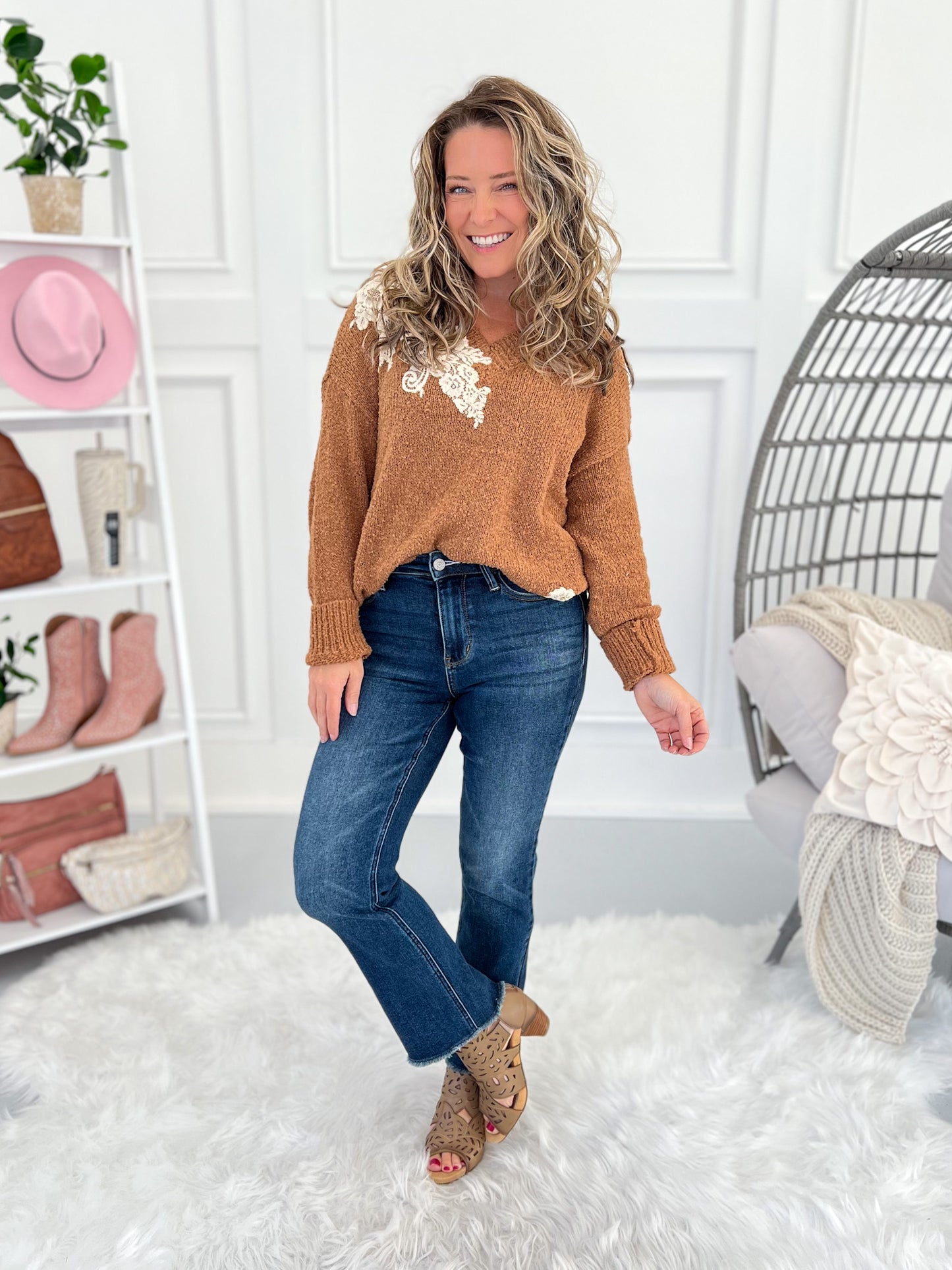 Kickstart My Style - Judy Blue Dark Wash Kick Flare Jeans