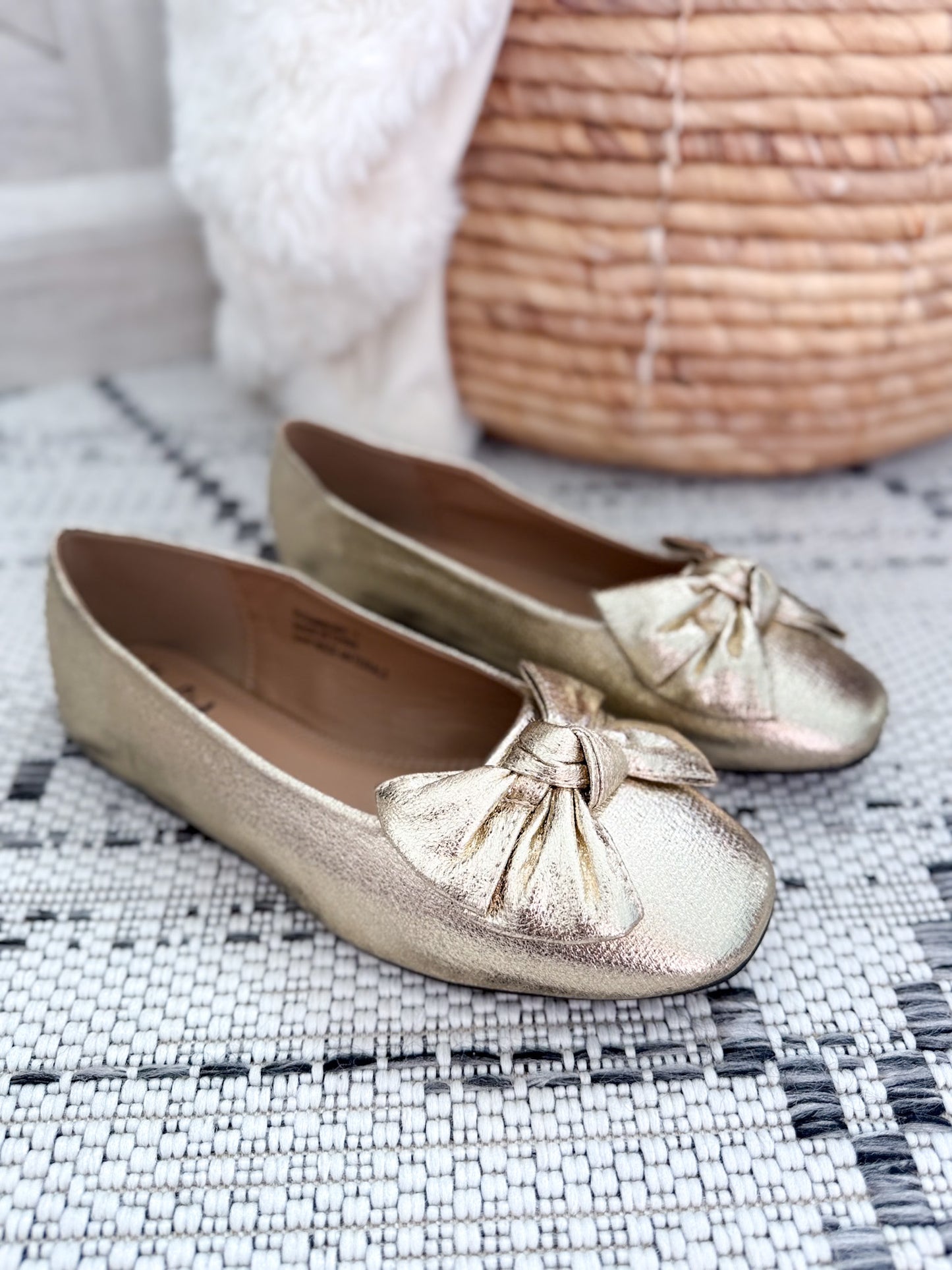 Corky's Sugar Rush Flat - Gold Crinkle Metallic