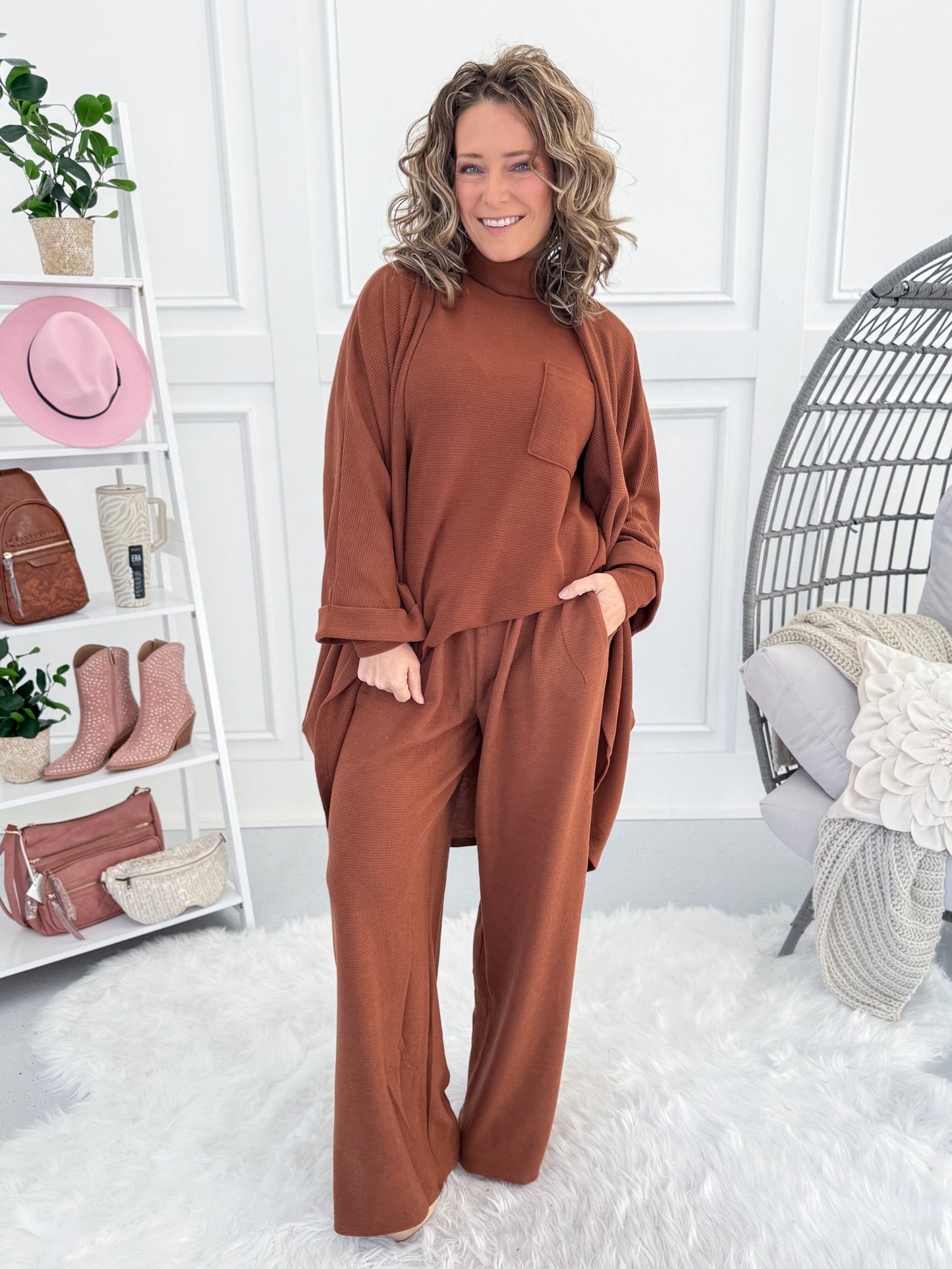 Quiet Time Top - Includes Matching Cardi & Pants FREE! - Final Sale