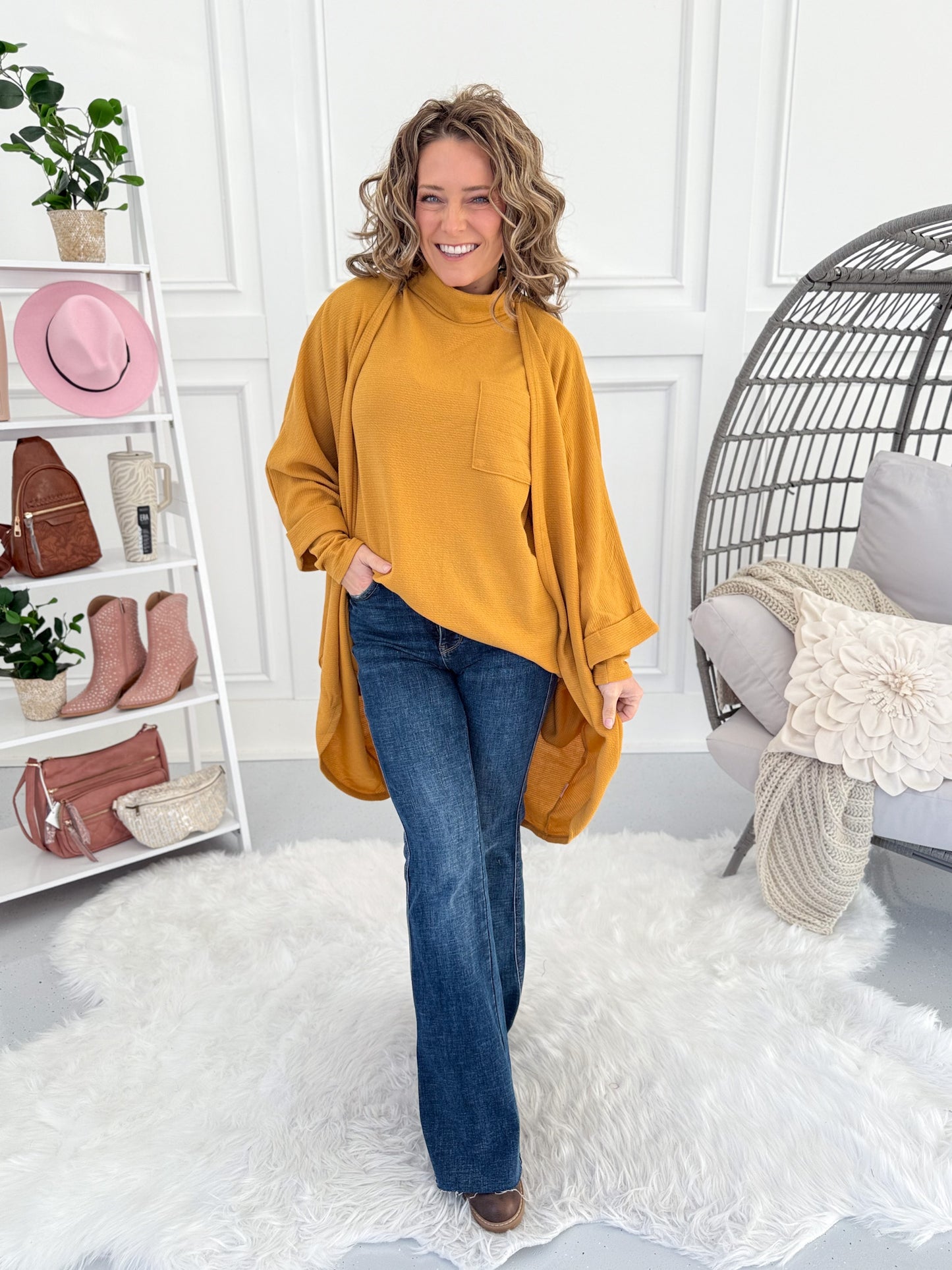 Quiet Time Top - Includes Matching Cardi & Pants FREE! - Final Sale