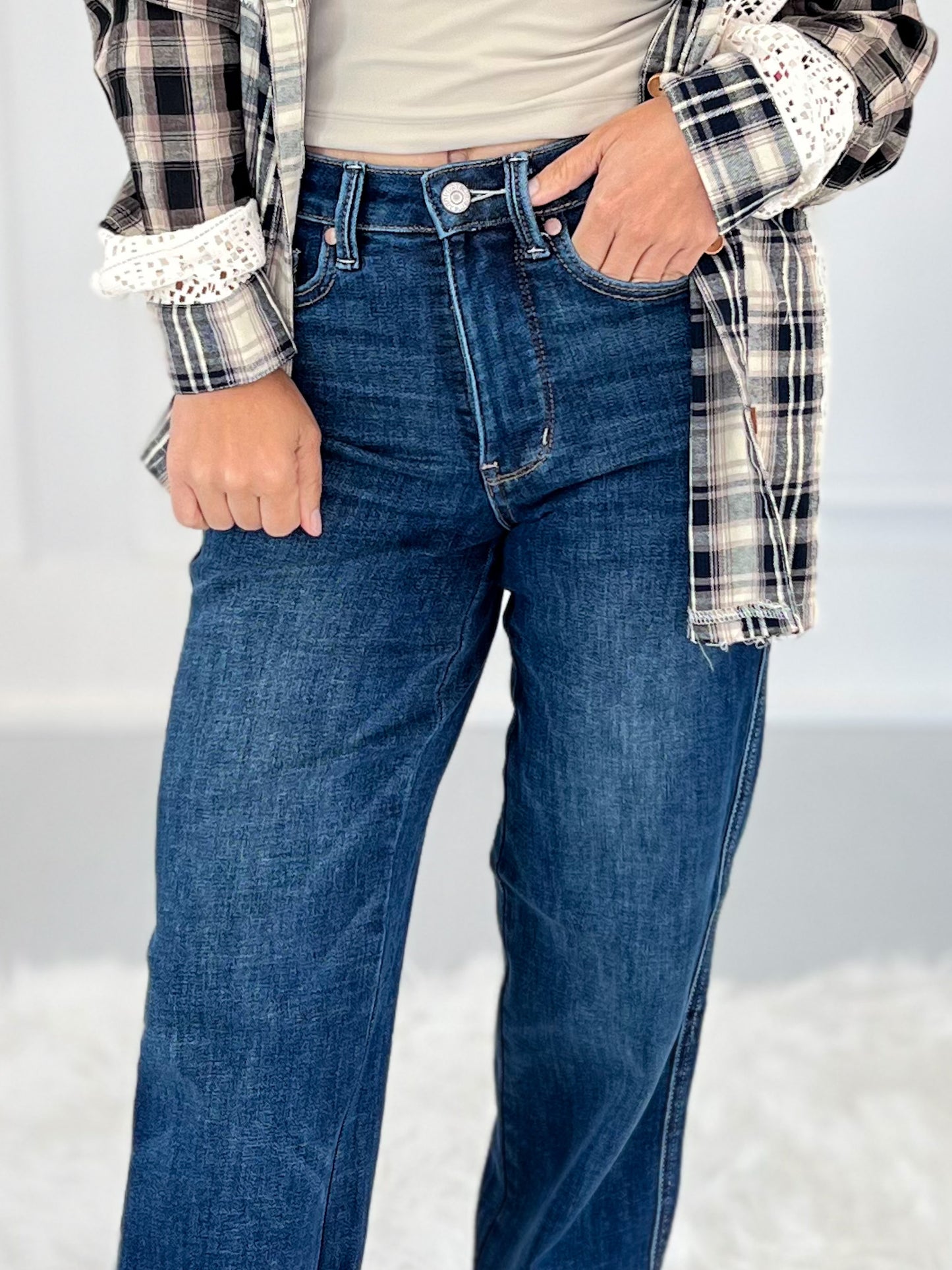 Straight A's - Judy Blue Tummy Control Straight Leg Jeans