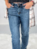 Life Of The Party - Judy Blue Bleach Splash Boyfriend Jeans