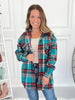 Tammy Button Up Flannel Top - Final Sale