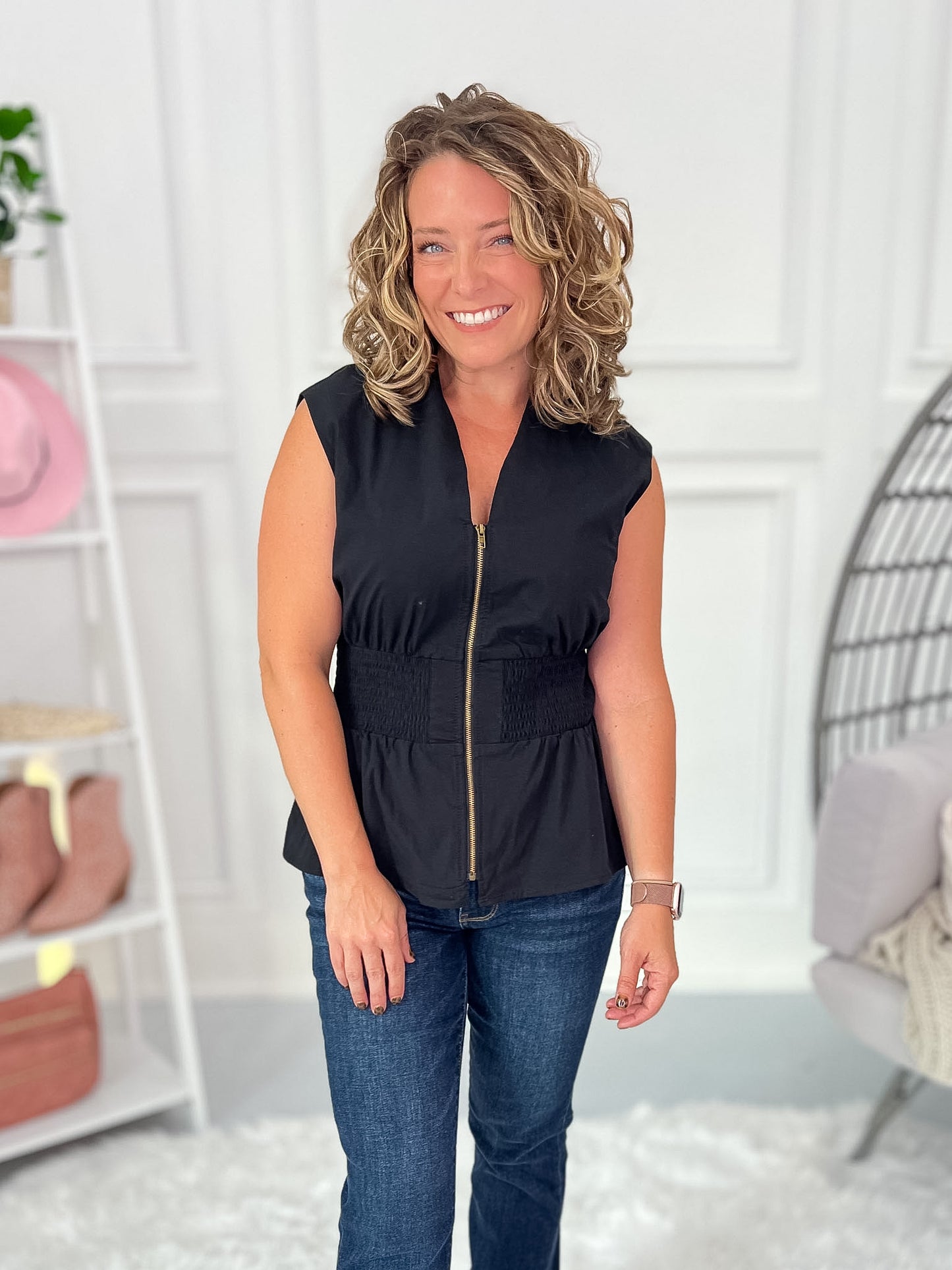 Just The Thing Zip-up Top