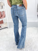 Perfect Form - Judy Blue Trouser Hem Flare Jean