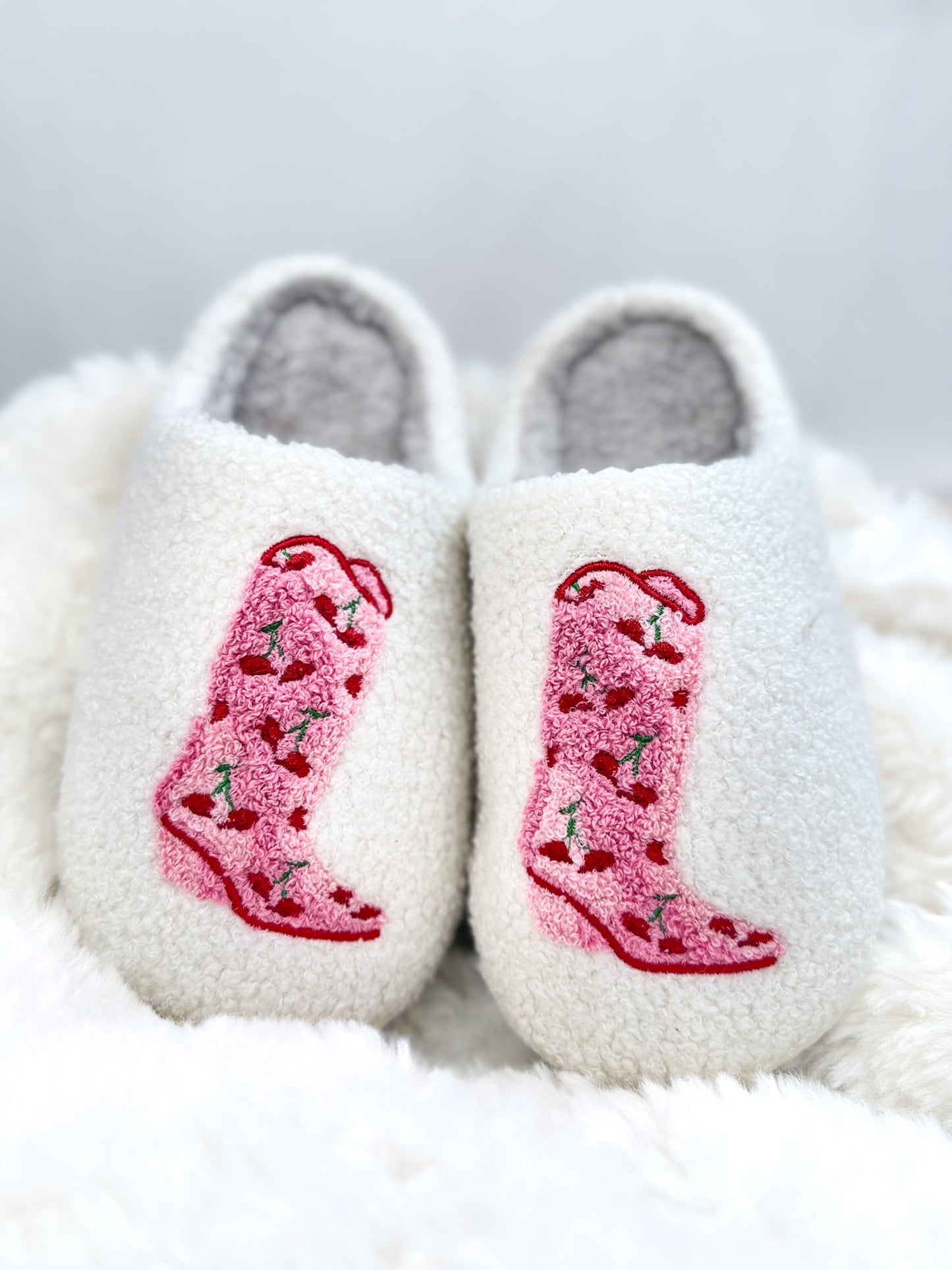 Cherry Cowgirl Slippers