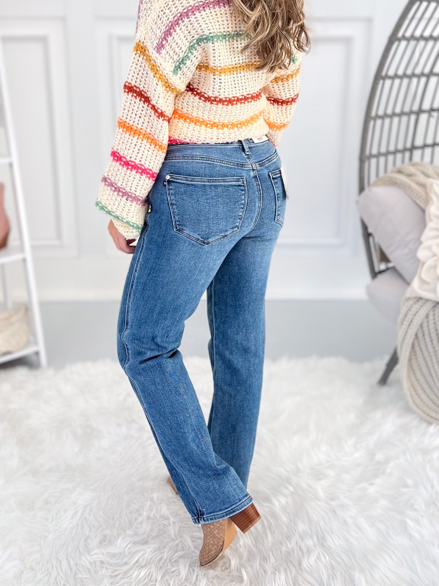 Style Sorcery - Judy Blue Rigid Magic Slim Straight Button Fly Jean