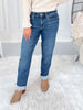 Soft Launch - Judy Blue Knit Indigo Boyfriend Jean