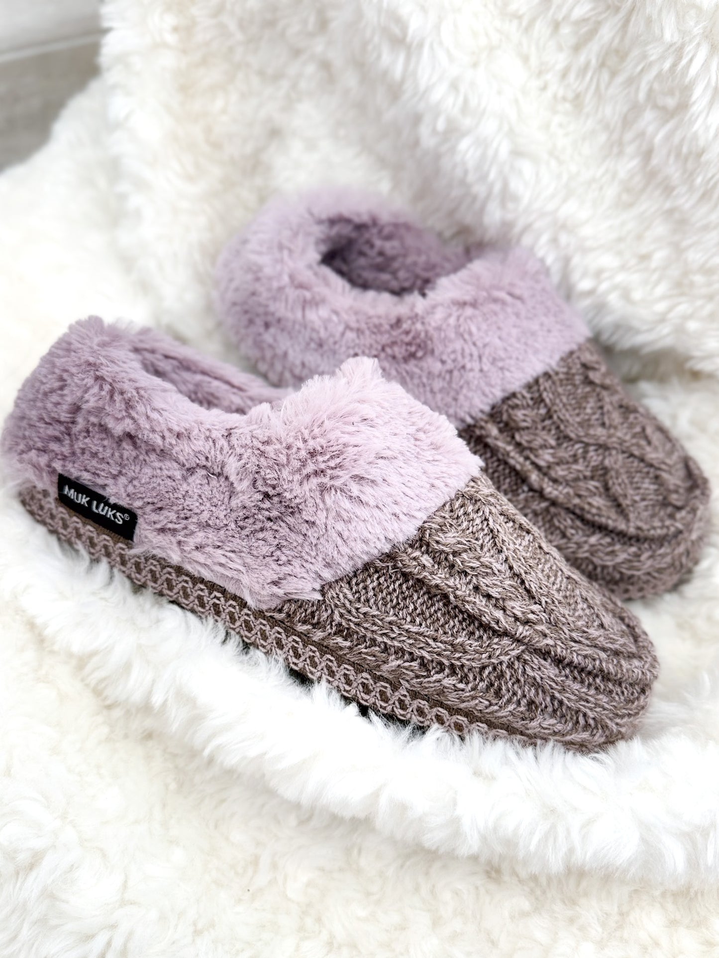 Muk Luks Moselle Slipper - Mauve