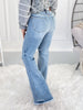 Made You Look - Judy Blue Shield Pocket Flare Jeans