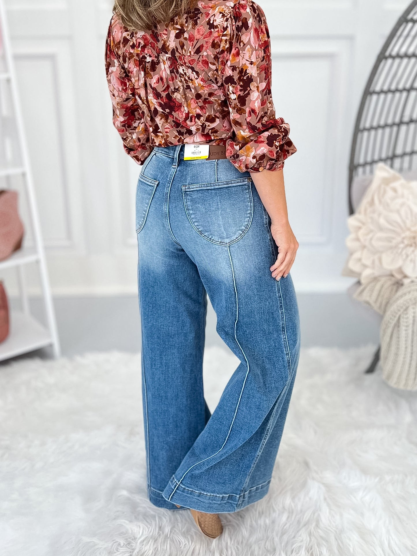 House Of Blues - Multi Inseam Judy Blue Palazzo Jean