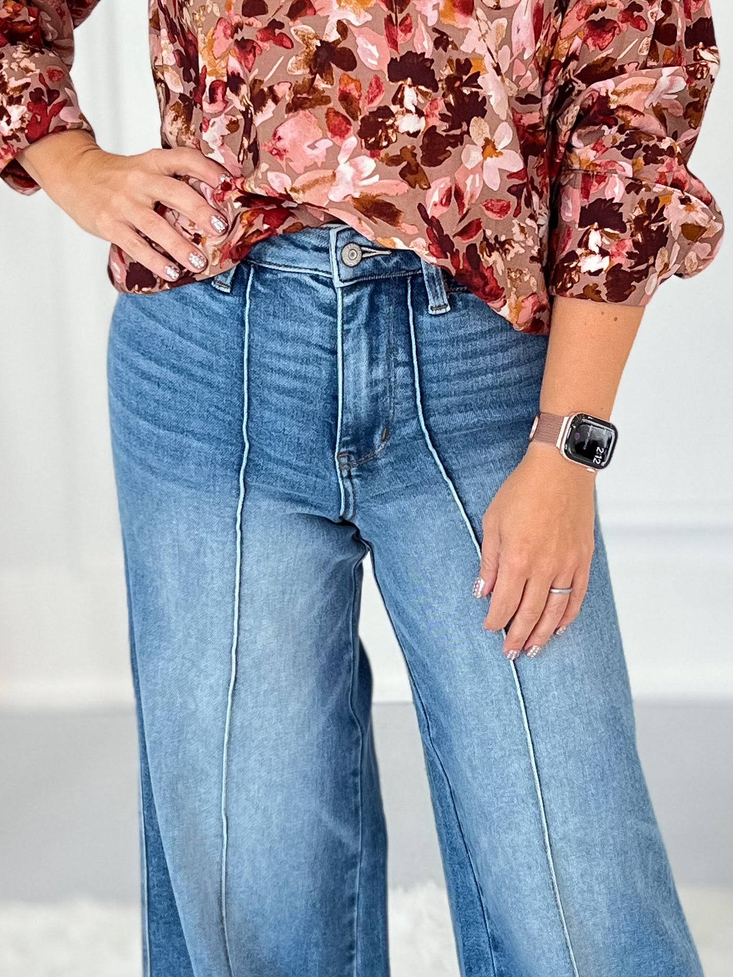 House Of Blues - Multi Inseam Judy Blue Palazzo Jean