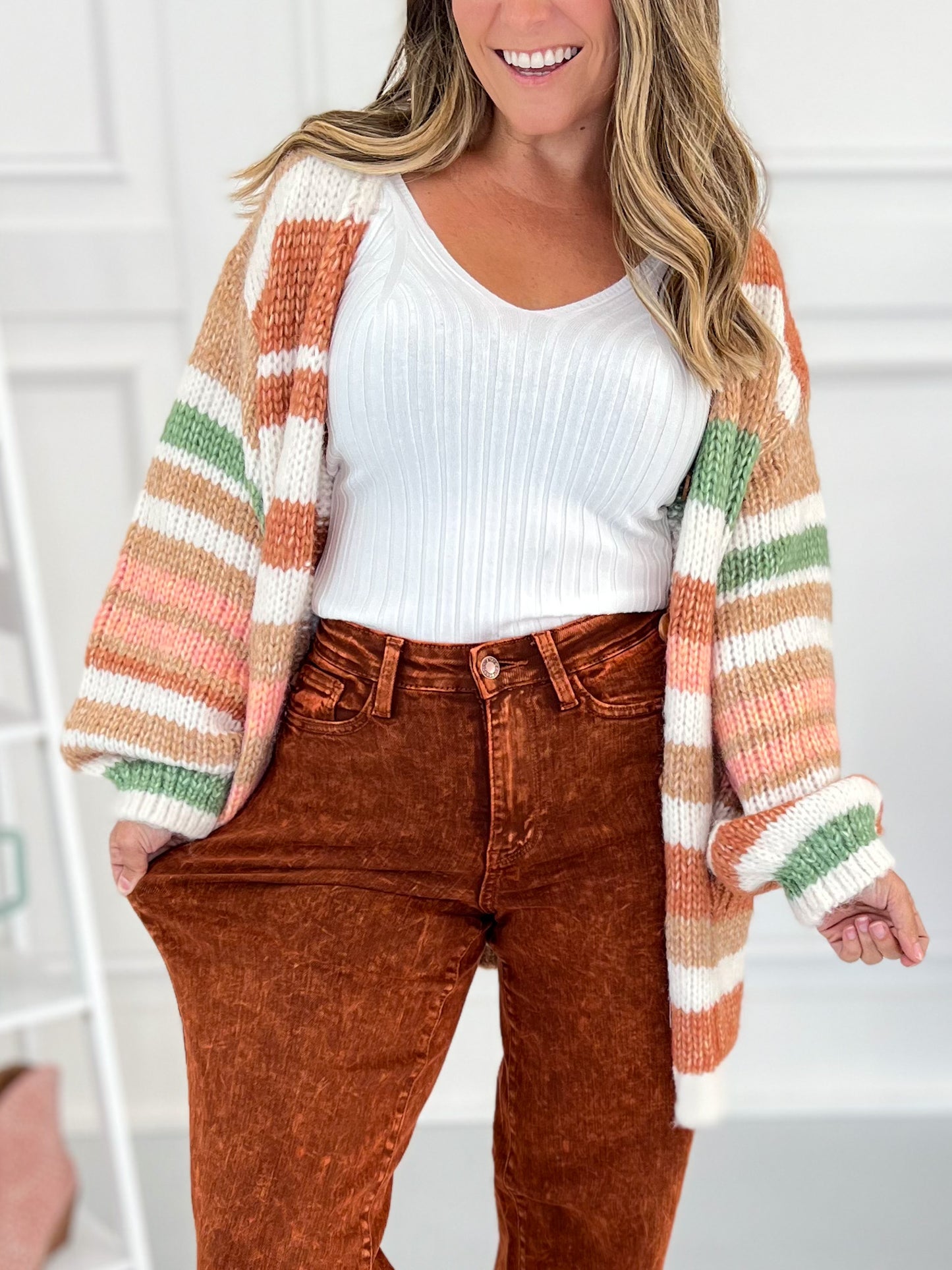 Judy Blue - Pumpkin Spice Dyed Retro Wide Leg Jeans