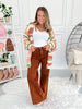 Judy Blue - Pumpkin Spice Dyed Retro Wide Leg Jeans