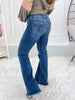 Polished Edge - Judy Blue Fray Hem Bootcut Jean