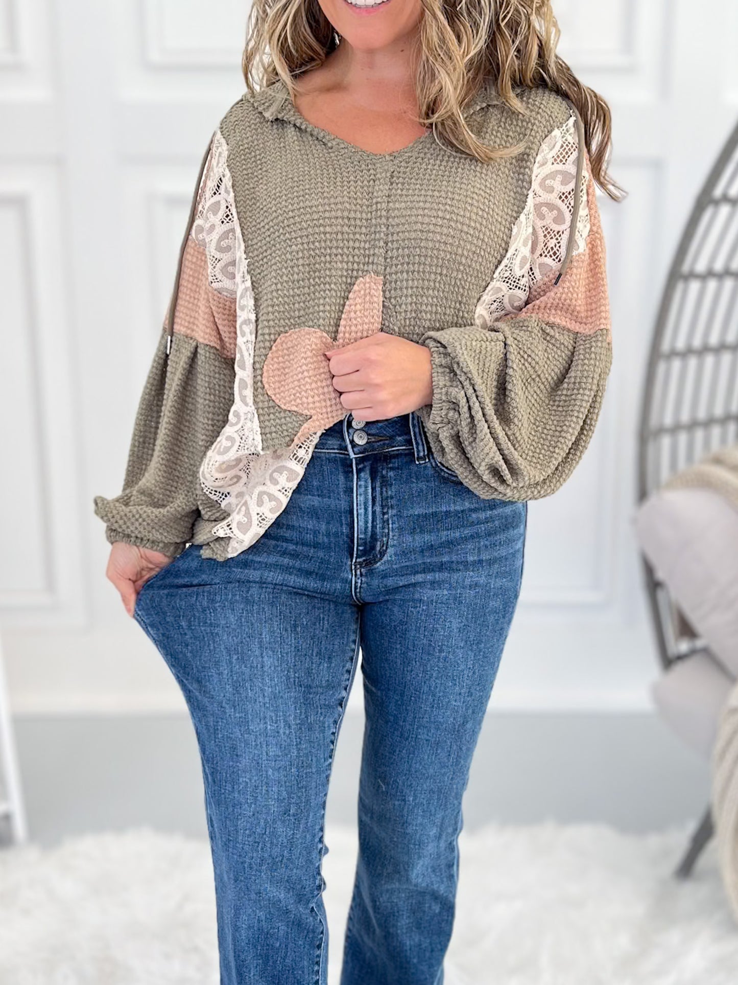 Polished Edge - Judy Blue Fray Hem Bootcut Jean