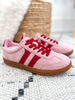 Corky's Heads Up Sneaker - Pink Red Combo
