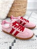 Corky's Heads Up Sneaker - Pink Red Combo