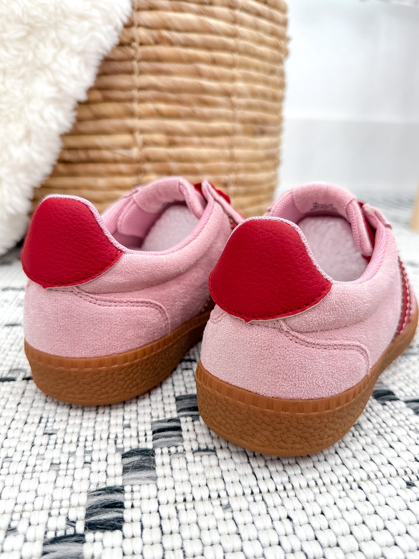 Corky's Heads Up Sneaker - Pink Red Combo