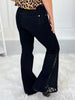 Moonlit Lace - Judy Blue Multi Inseam Lace Panel Flare Jean