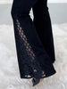 Moonlit Lace - Judy Blue Multi Inseam Lace Panel Flare Jean