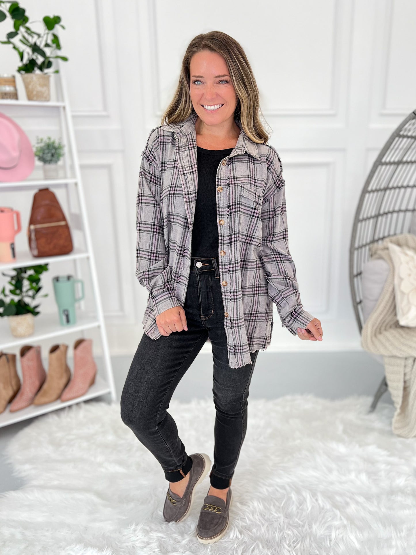 Walking It Out Button Up