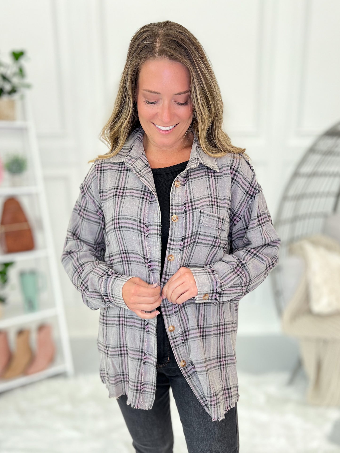 Walking It Out Button Up