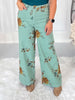 Mint Condition - Floral Twill Jeans