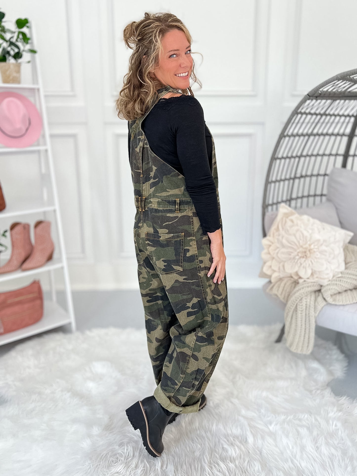 Mission Chic Barrel Overall Jumpsuit