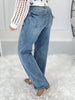 No Signal - Judy Blue 90's Rigid Magic Straight Leg Destroyed Jean
