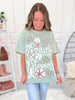 No Rain No Flowers Embroidery Top