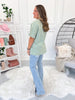 No Rain No Flowers Embroidery Top