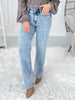 Set In Stone - Judy Blue Stone Wash Straight Leg Jeans