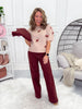 *DOOR BUSTER* Retro Rouge - Judy Blue Burgundy Retro Wide Leg Jean