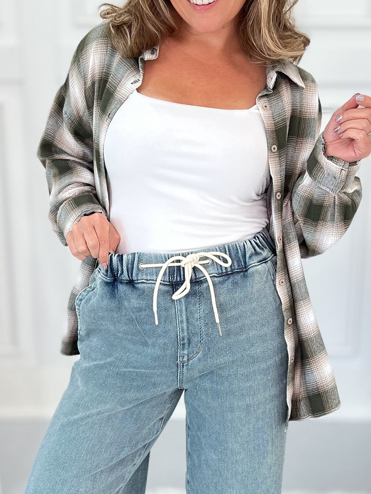 Comfort Calling - Judy Blue Knit Indigo Relaxed Pull On Jean